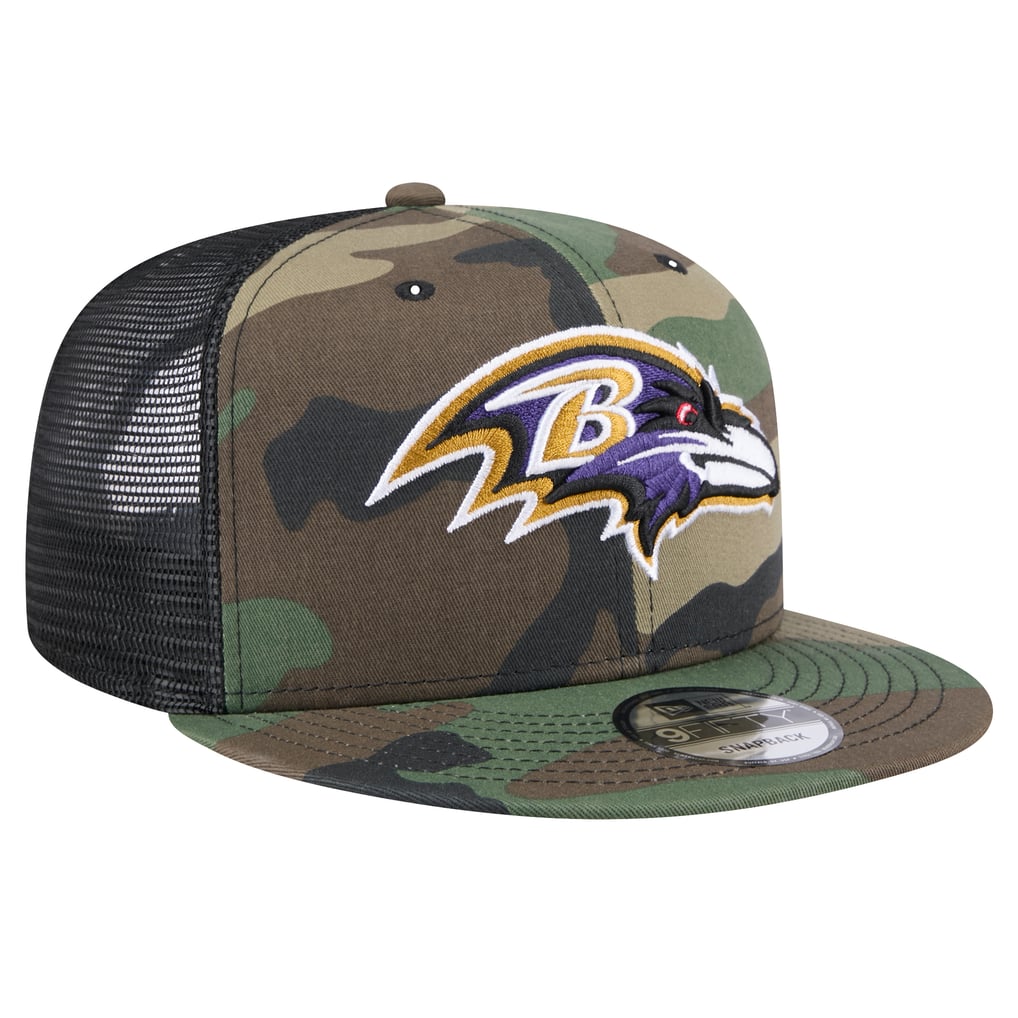 Baltimore Ravens New Era  Main Trucker 9FIFTY Snapback Hat - Camo