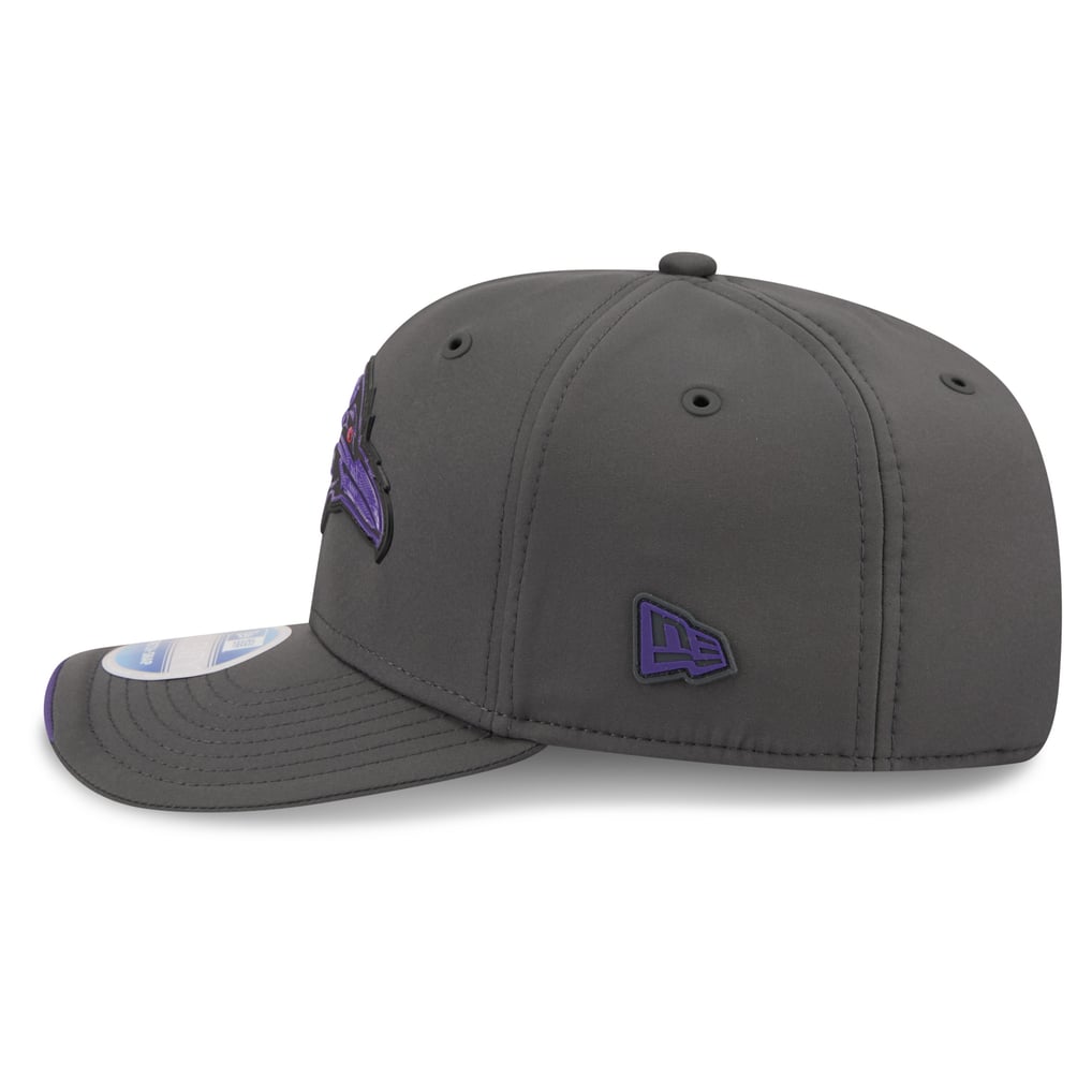 Baltimore Ravens New Era 2026 Sideline Cold Weather  9SEVENTY Adjustable Hat - Charcoal