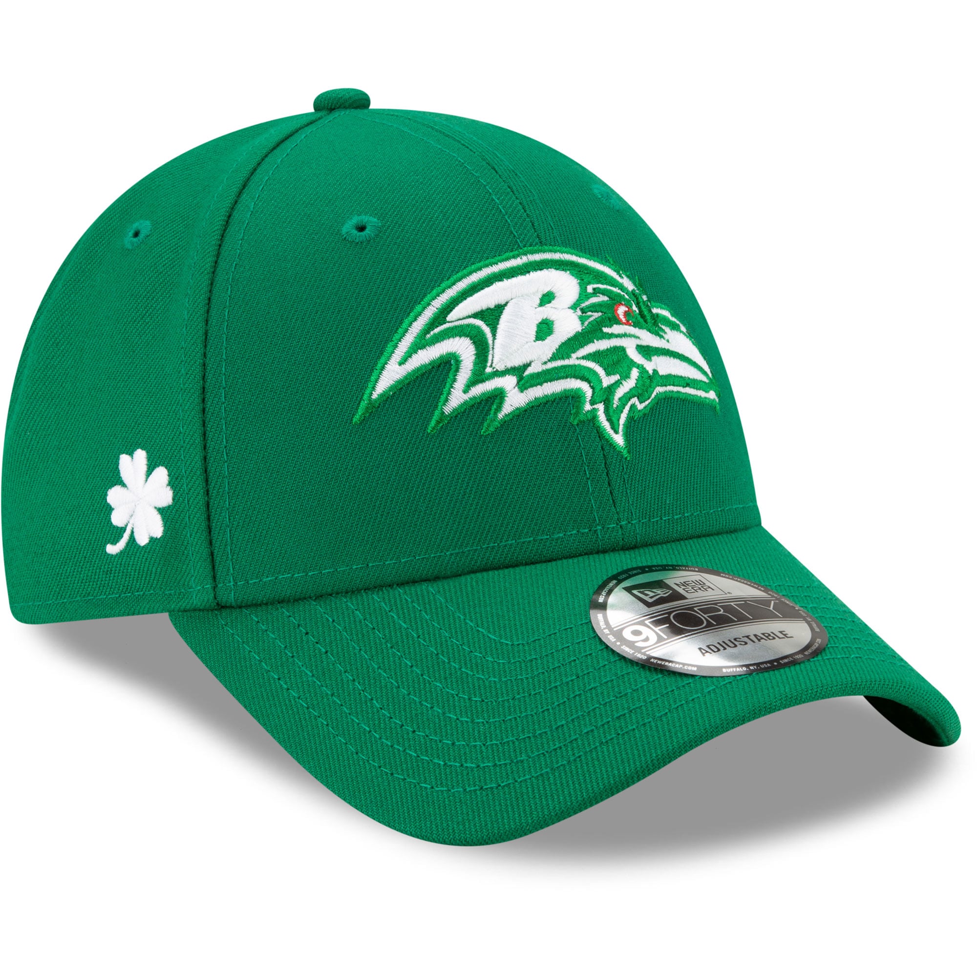 Men's New Era Kelly Green Baltimore Ravens St. Patrick's Day Redux