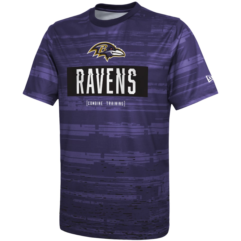 Baltimore Ravens New Era Combine Authentic Sweep T-Shirt - Purple