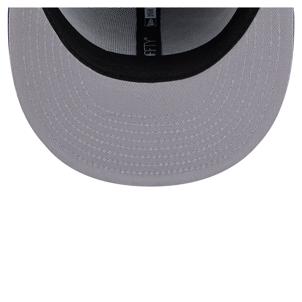Baltimore Ravens New Era Side Script 59FIFTY Fitted Hat - Purple