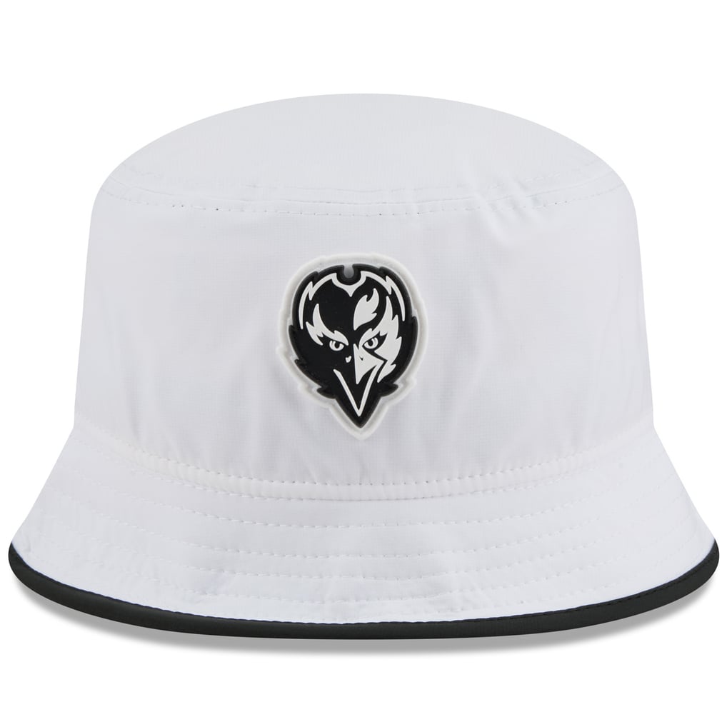  Baltimore Ravens New Era 2025 NFL Training Camp Stretch Bucket Hat - White
