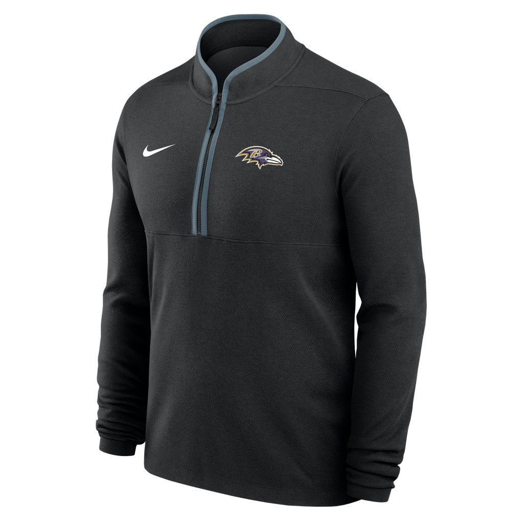  Baltimore Ravens Nike Dri-FIT Victory Half-Zip Pullover - Black