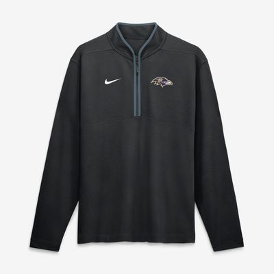  Baltimore Ravens Nike Dri-FIT Victory Half-Zip Pullover - Black