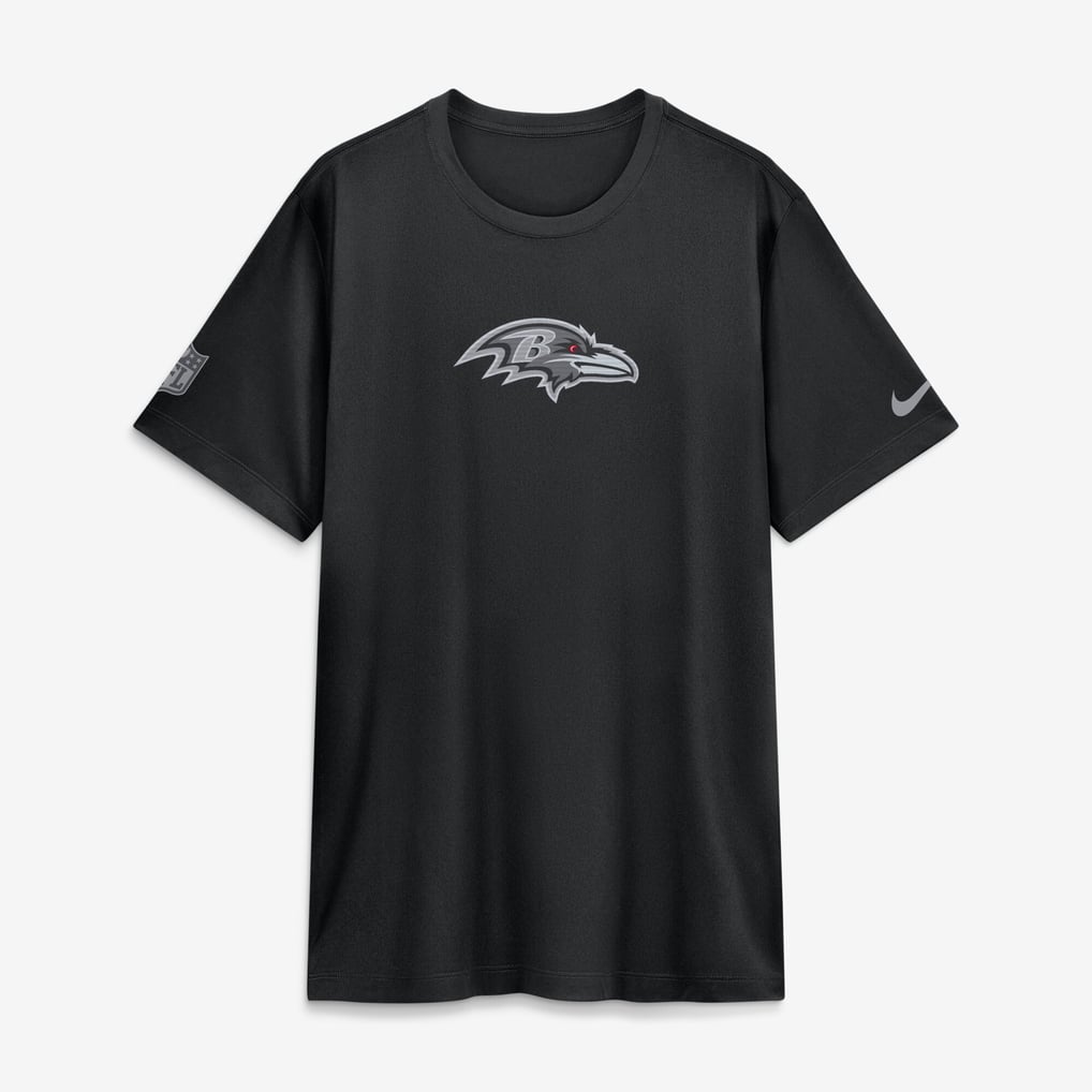 Baltimore Ravens Nike Sideline Lead The Charge Legend Dri-FIT T-Shirt - Black