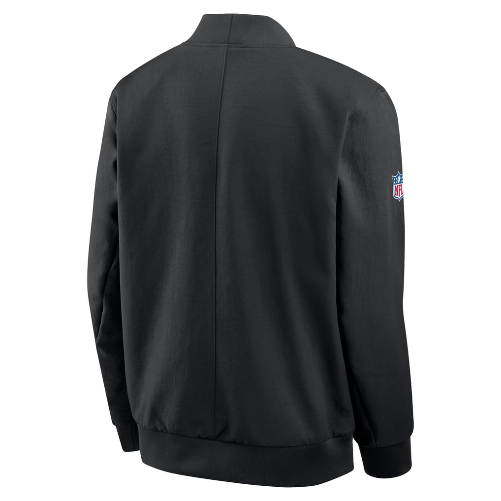 Baltimore Ravens Nike Sideline Powerful Blocking Full-Zip Dri-FIT Bomber Jacket - Black
