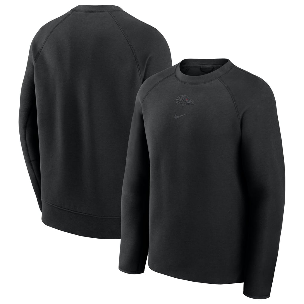  Baltimore Ravens Nike Tech Fleece Raglan Sweatshirt - Black