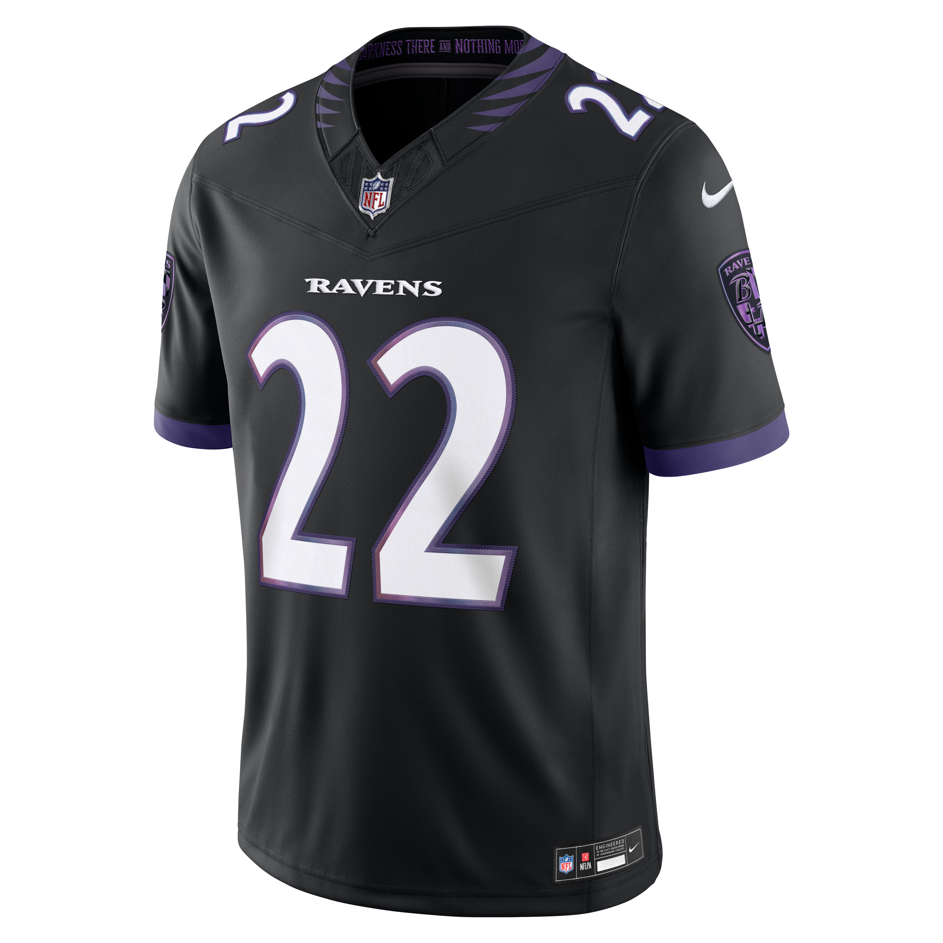 Derrick Henry Baltimore Ravens Alternate Alternate Vapor F.U.S.E. Stitched Limited Jersey Black