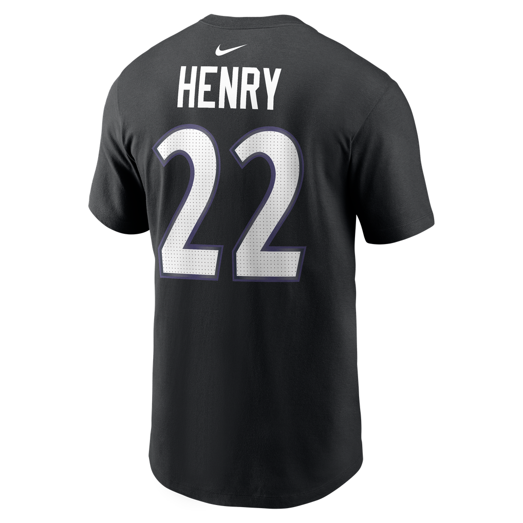 Derrick Henry Baltimore Ravens Nike Name & Number T-Shirt - Black