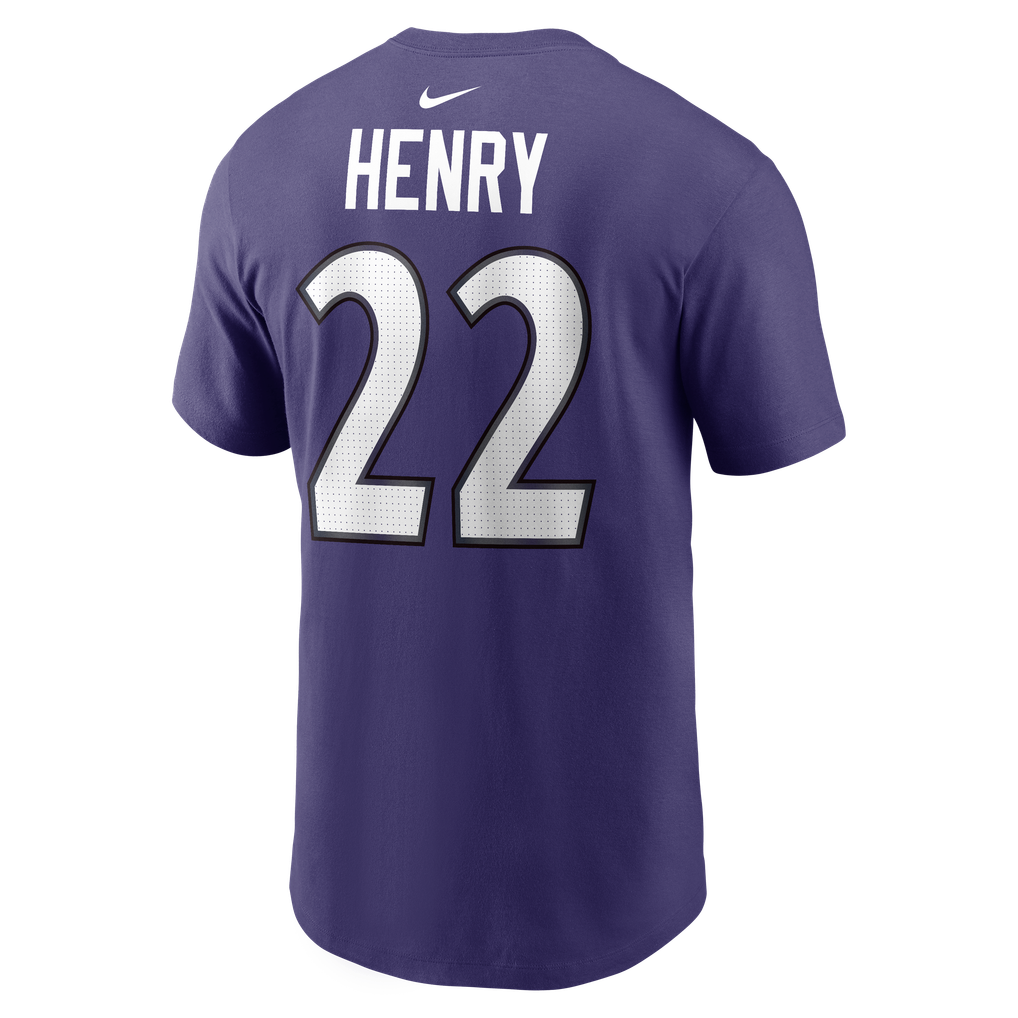 Derrick Henry Baltimore Ravens Nike Name & Number T-Shirt - Purple