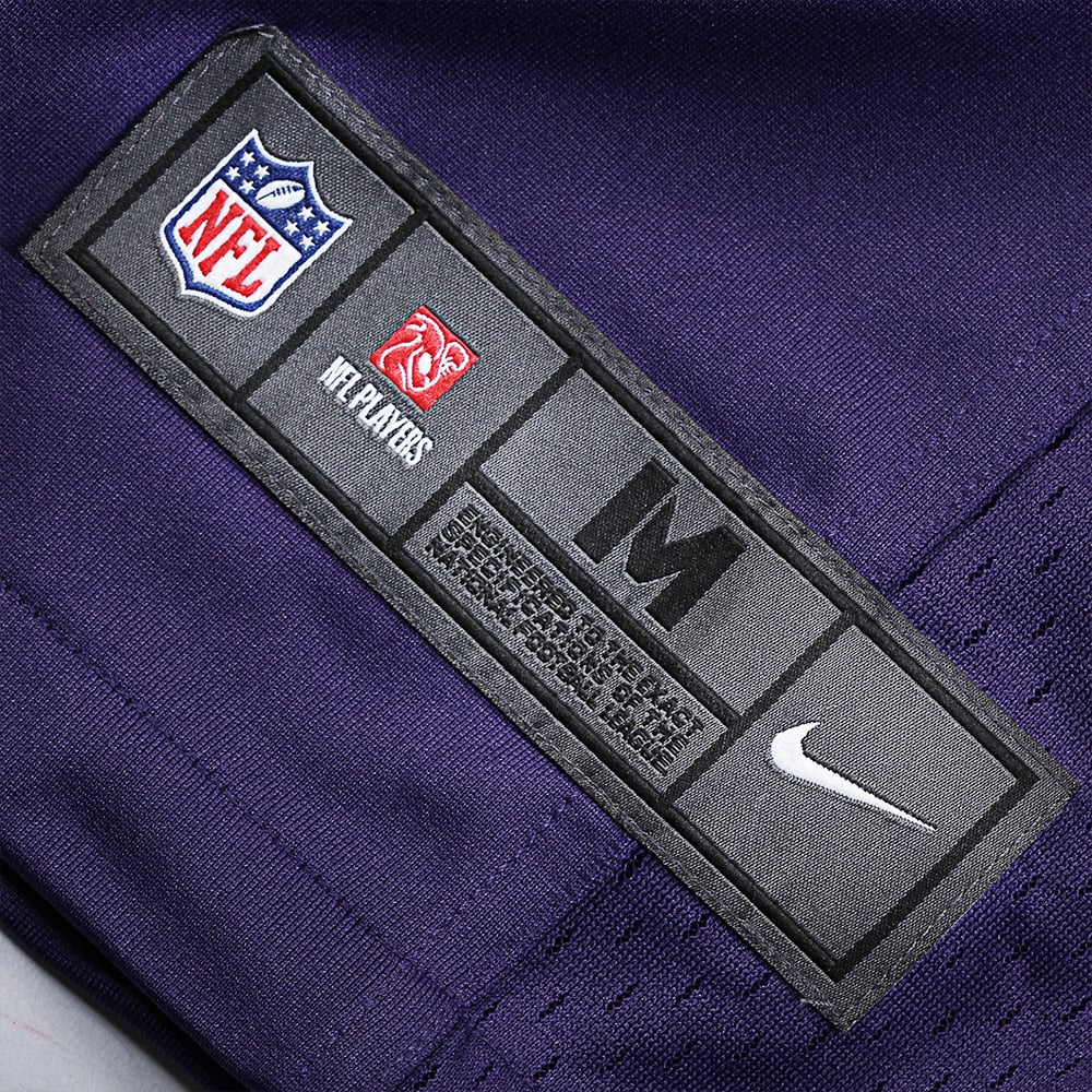 Men's Nike Hayden Hurst Purple Baltimore Ravens Game Jersey