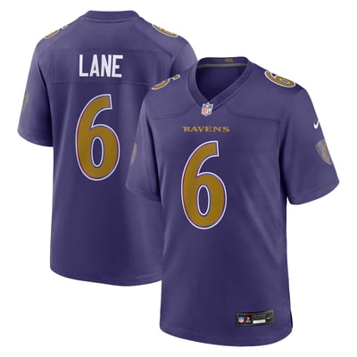 Ja'Kobi Lane Baltimore Ravens Nike Alternate Game Jersey - Purple