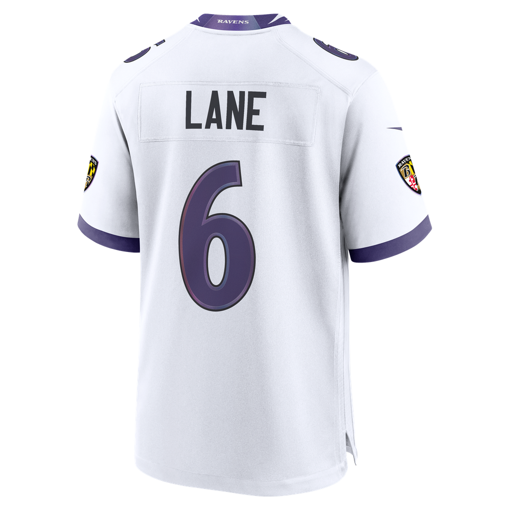 Ja'Kobi Lane Baltimore Ravens Nike Game Jersey - White