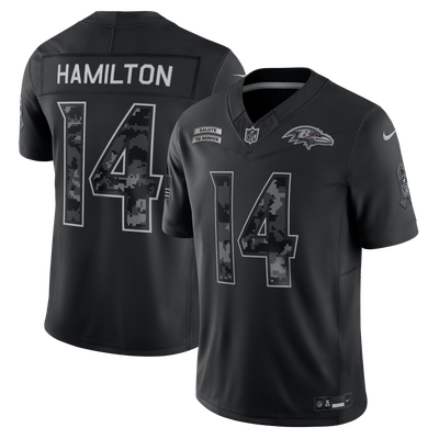 Kyle Hamilton Baltimore Ravens Nike 2026 Salute to Service Stitched Limited Jersey - Black