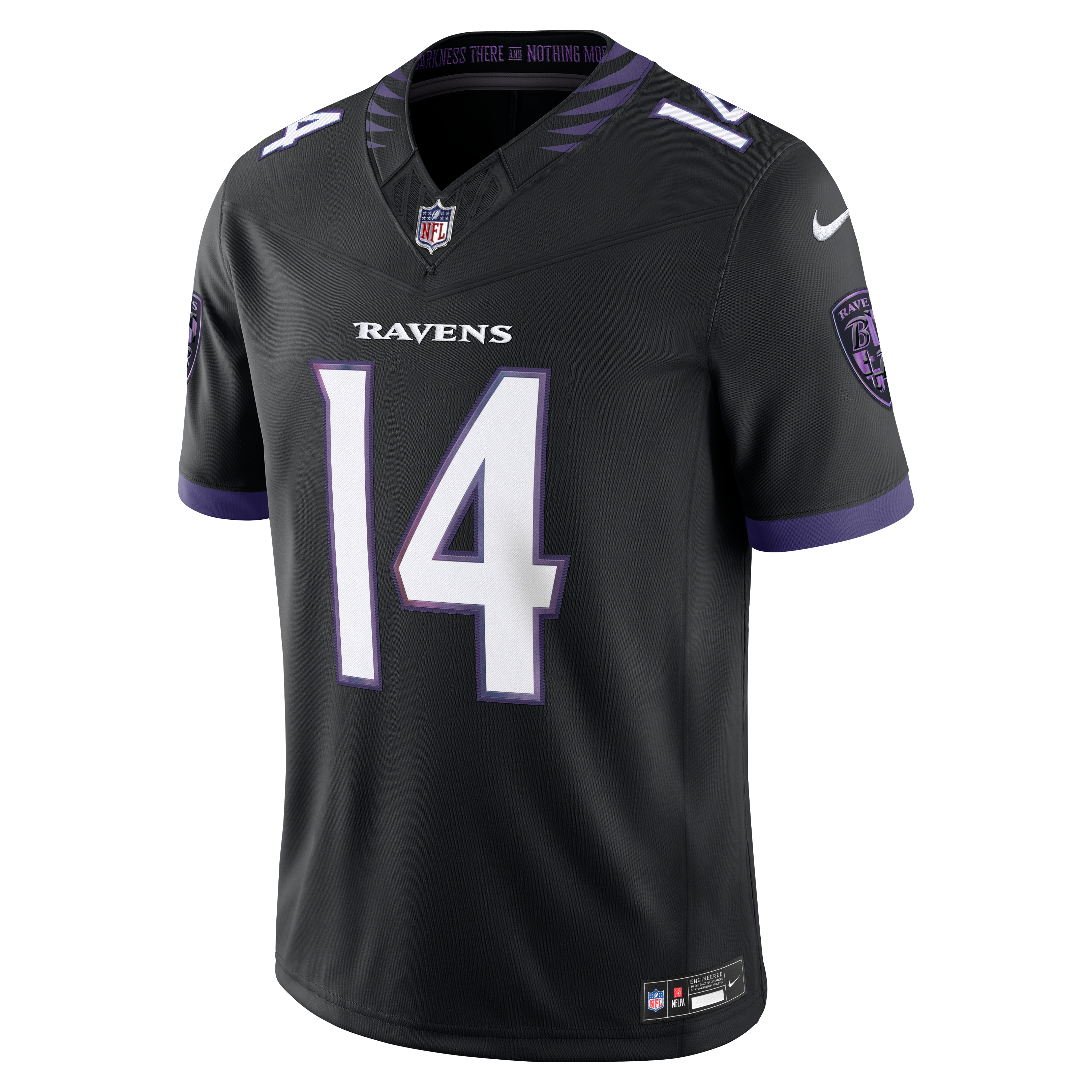 Kyle Hamilton Baltimore Ravens Alternate Vapor F.U.S.E. Stitched Limited Jersey Black