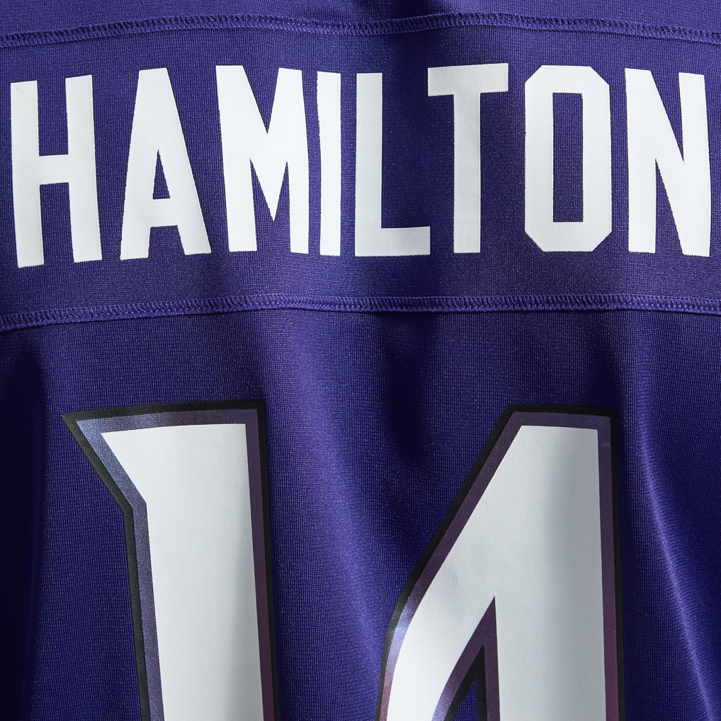 Kyle Hamilton Baltimore Ravens Nike Team Game Jersey - Purple