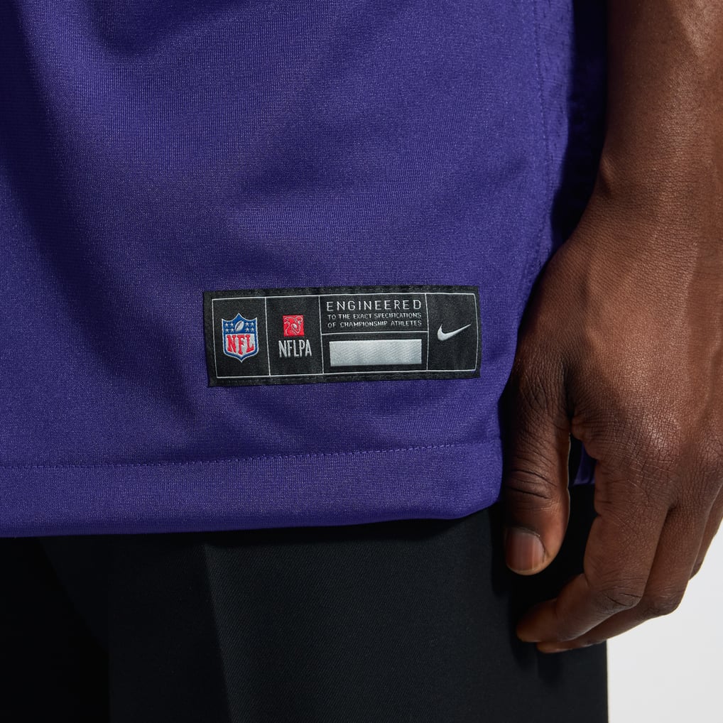 Kyle Hamilton Baltimore Ravens Nike Team Game Jersey - Purple