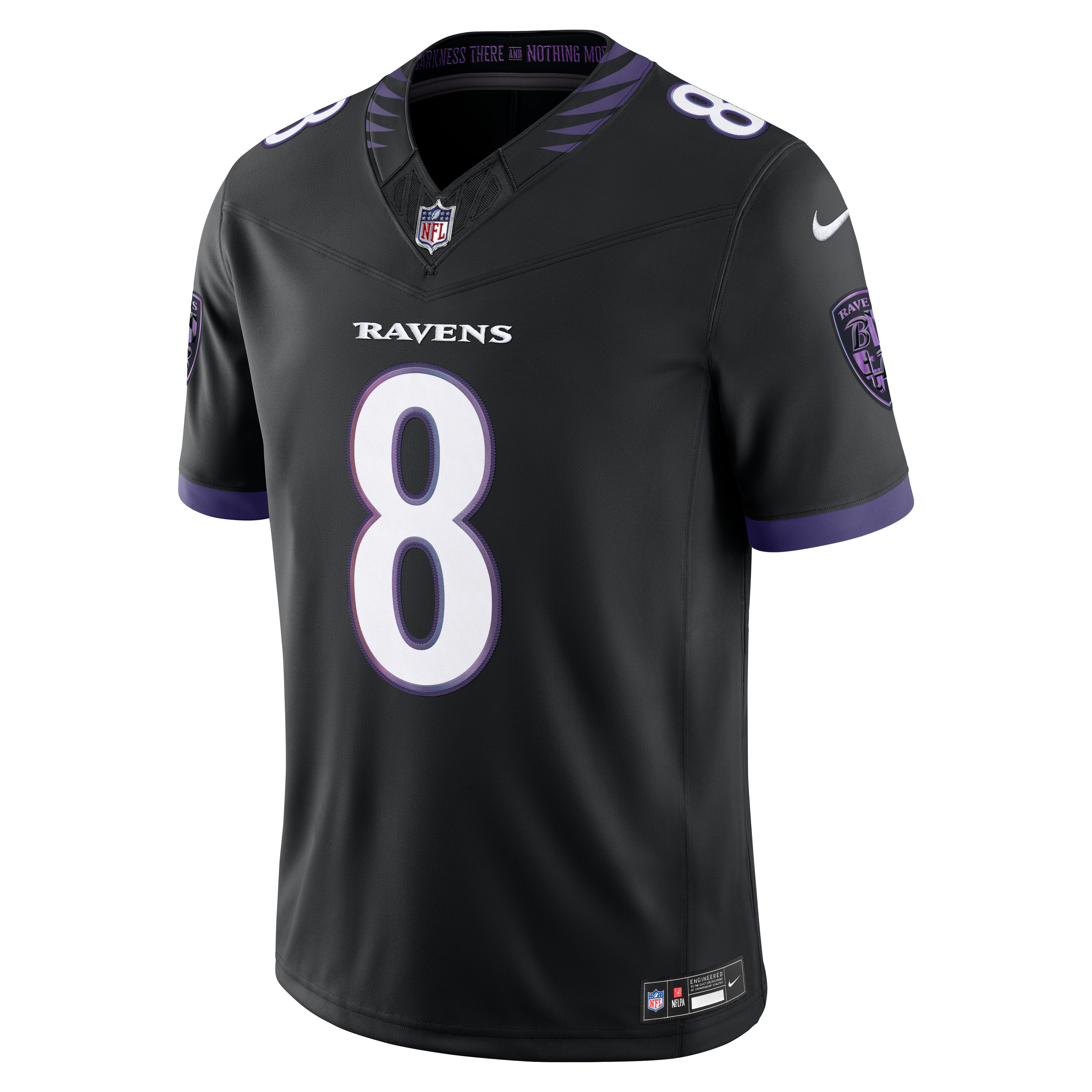 Lamar Jackson Baltimore Ravens Alternate Alternate Vapor F.U.S.E. Stitched Limited Jersey Black
