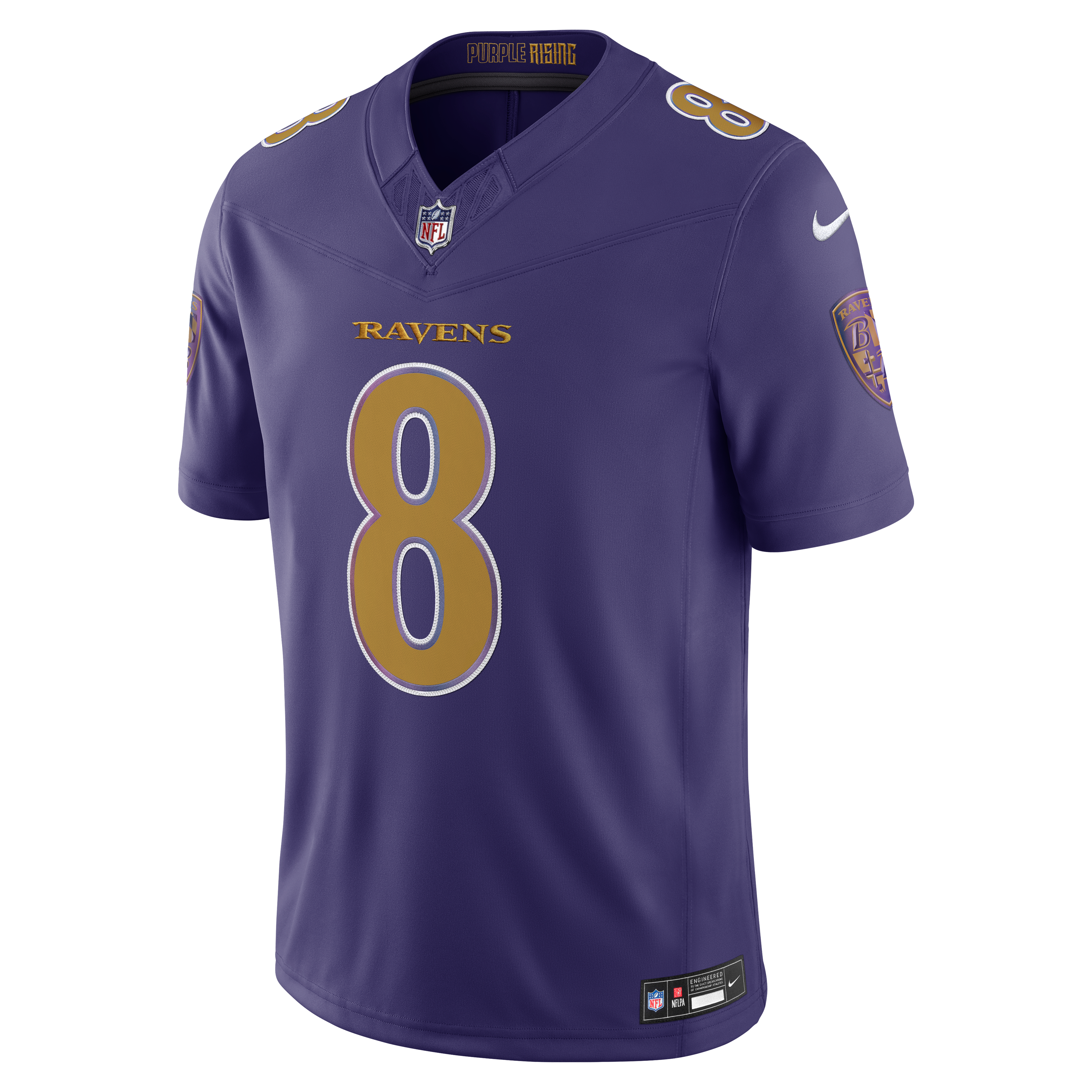 Lamar Jackson Baltimore Ravens Alternate Vapor F.U.S.E. Stitched Limited Jersey Purple