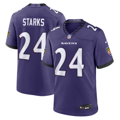 Malaki Starks Baltimore Ravens Nike Team Game Jersey - Purple