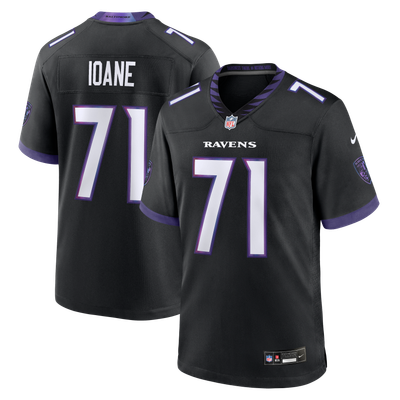 Olaivavega Ioane Baltimore Ravens Nike Alternate Game Jersey - Black