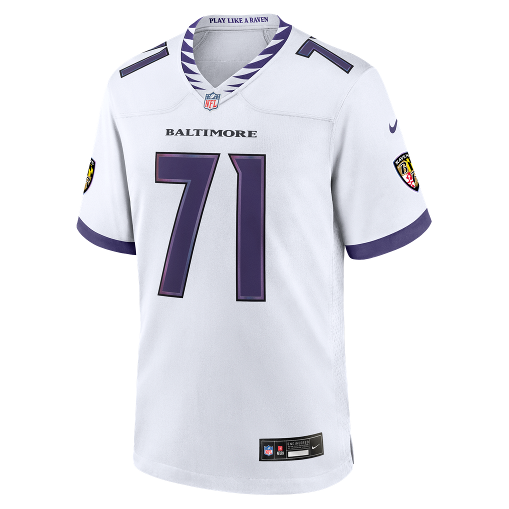 Olaivavega Ioane Baltimore Ravens Nike Game Jersey - White