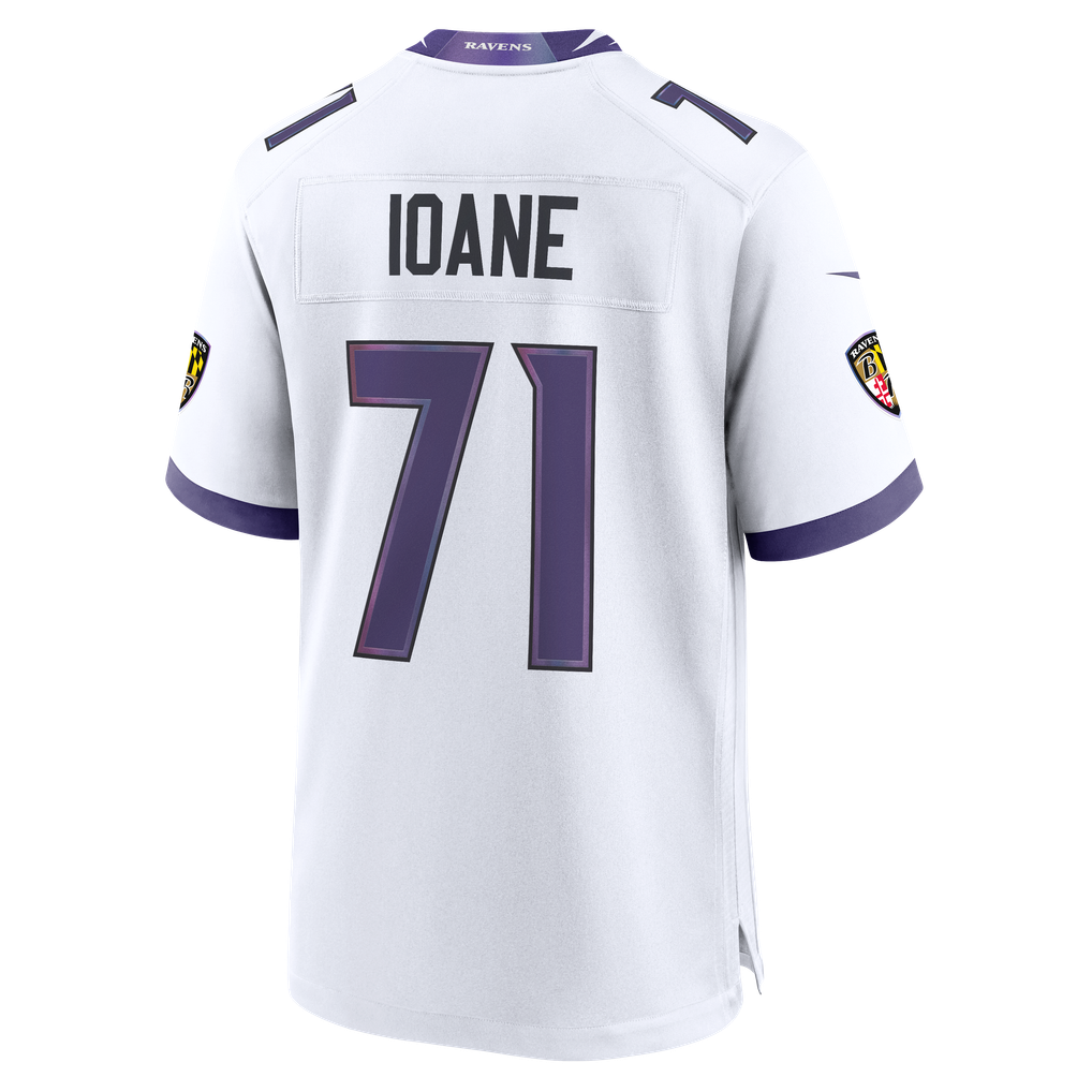 Olaivavega Ioane Baltimore Ravens Nike Game Jersey - White