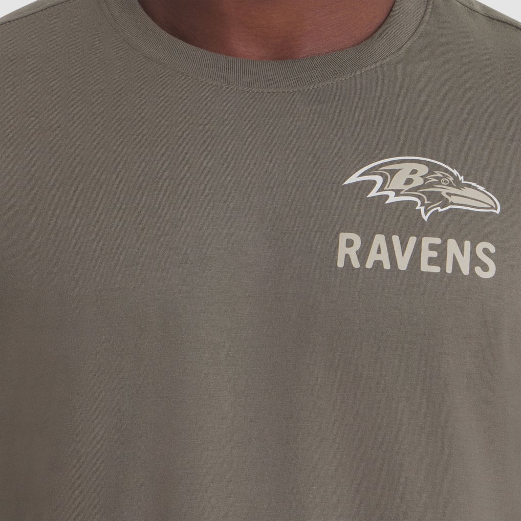 Baltimore Ravens Nike 2025 Salute to Service Sideline Long Sleeve T-Shirt - Olive