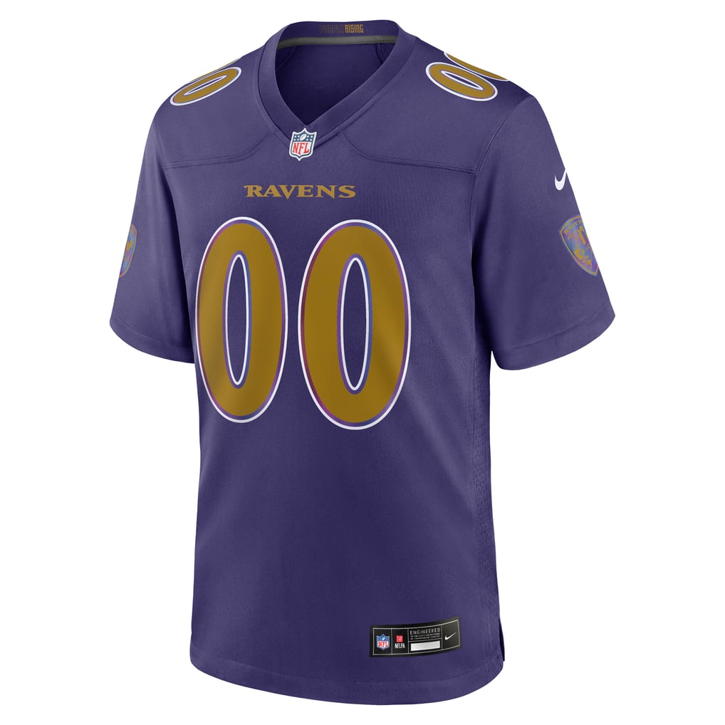  Baltimore Ravens Nike Alternate Custom Game Jersey - Purple