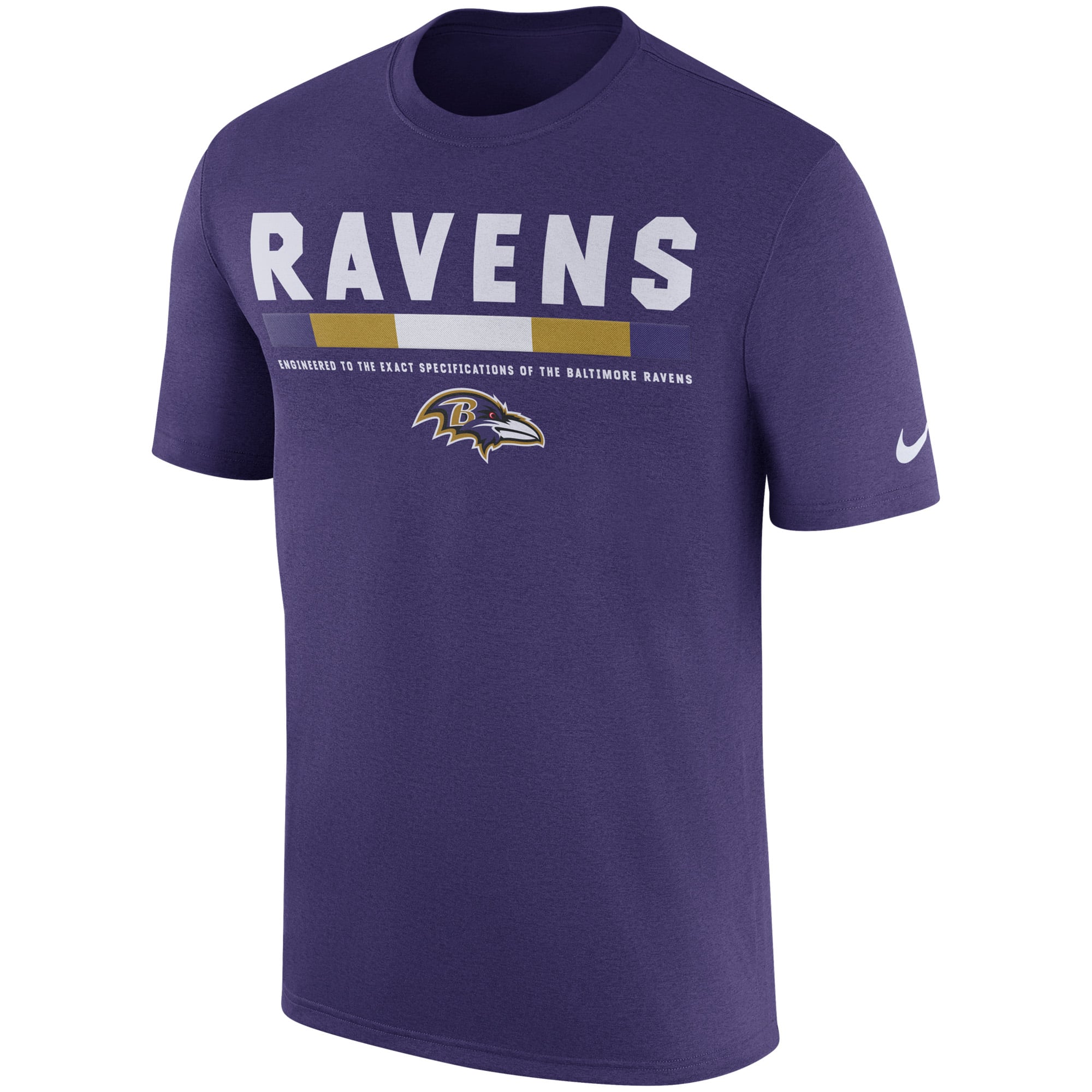 Men's Baltimore Ravens Nike Purple Sideline Legend Staff