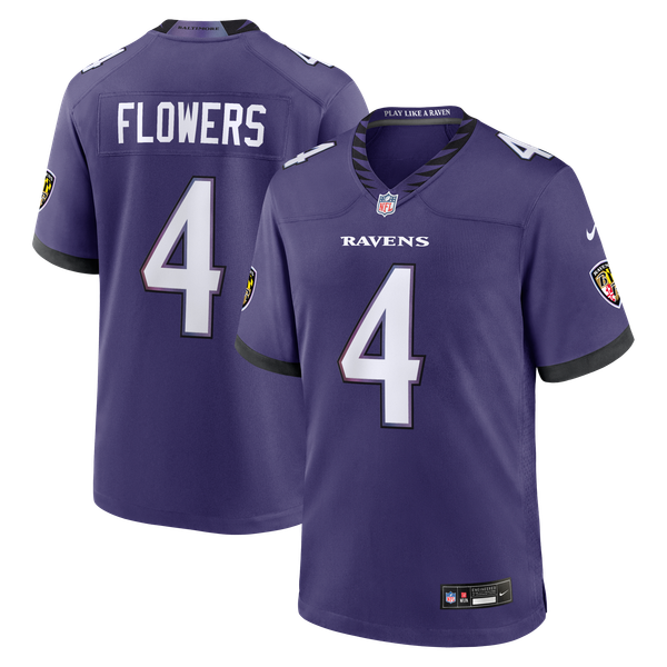Jersey Zay Flowers #4 Baltimore Ravens Jersey Zay Flowers #4 Baltimore Ravens