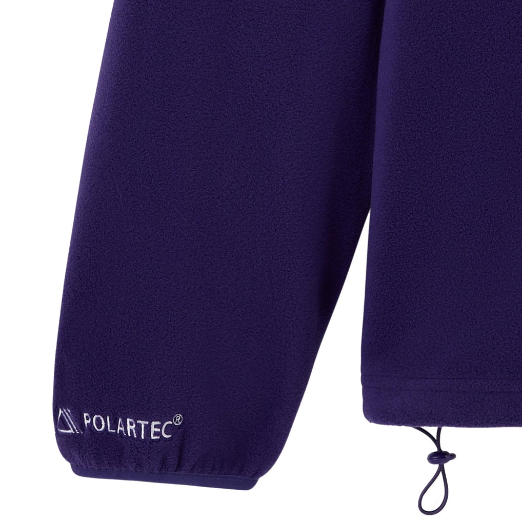 Baltimore Ravens OVO Polartec Mock Neck Half-Zip Fleece - Purple