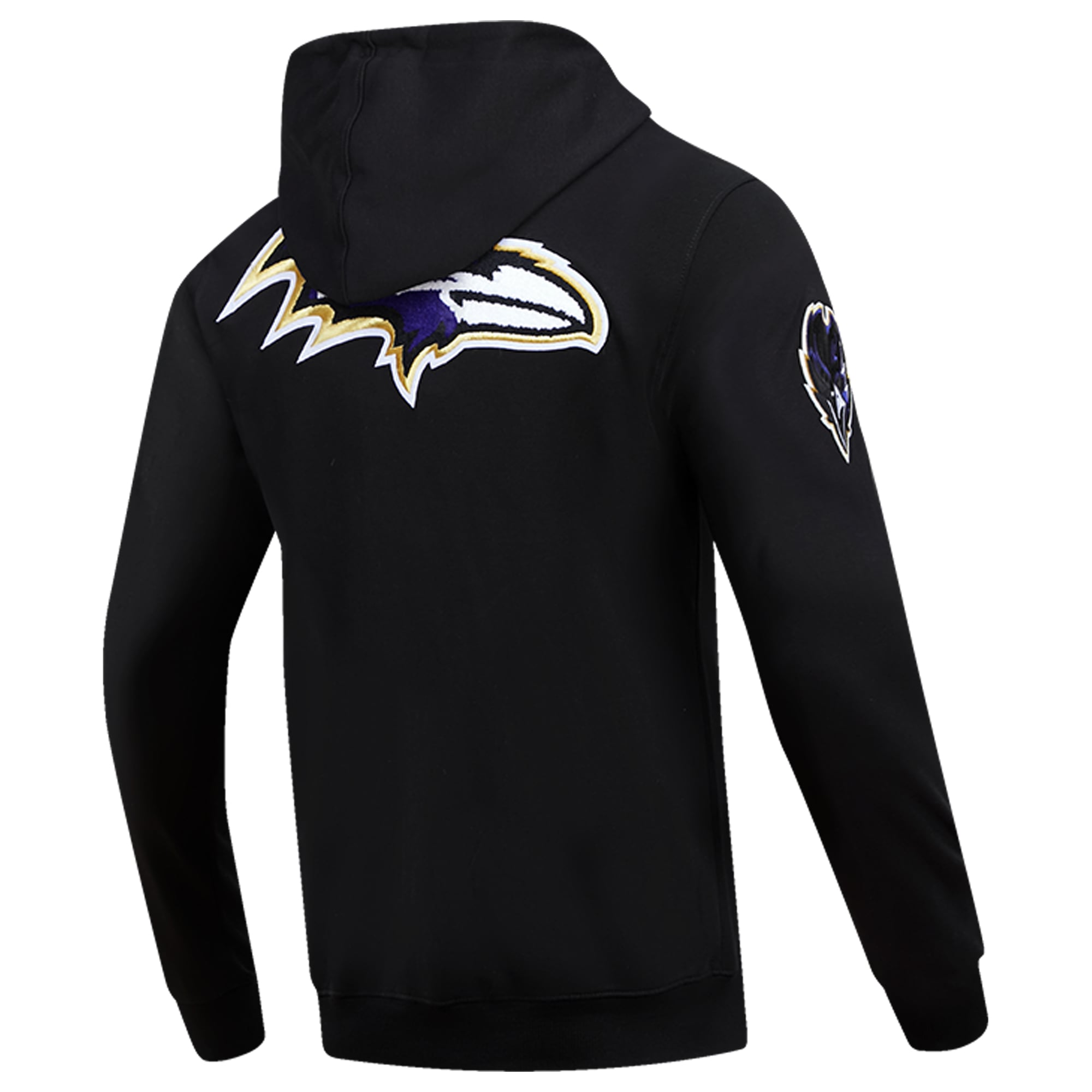 Men's Pro Standard Black Baltimore Ravens Hometown Full-Zip Hoodie