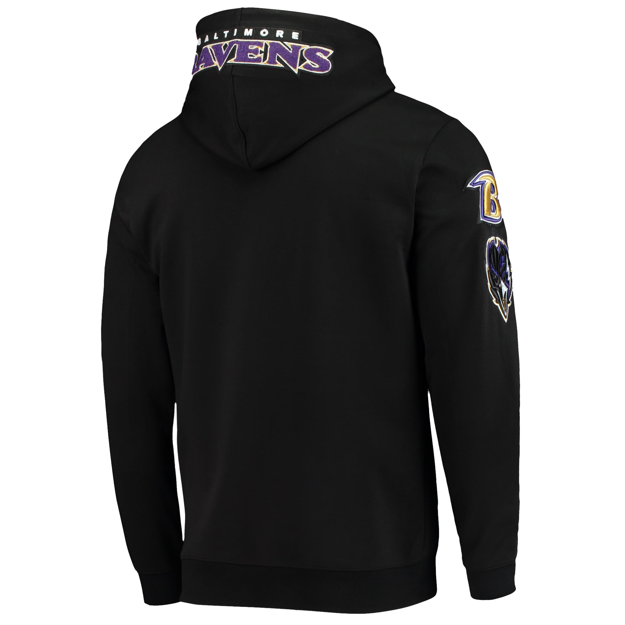 Men's Pro Standard Black Baltimore Ravens Logo Pullover Hoodie