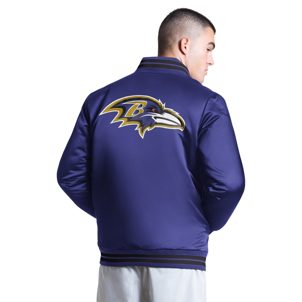 Baltimore Ravens Starter Elite Full Snap Varsity Jacket - Purple