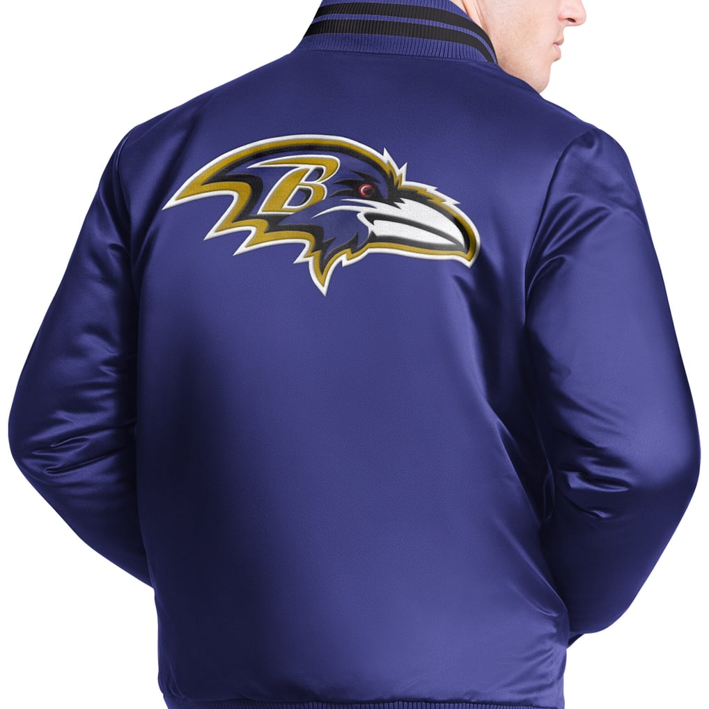 Baltimore Ravens Starter Elite Full Snap Varsity Jacket - Purple