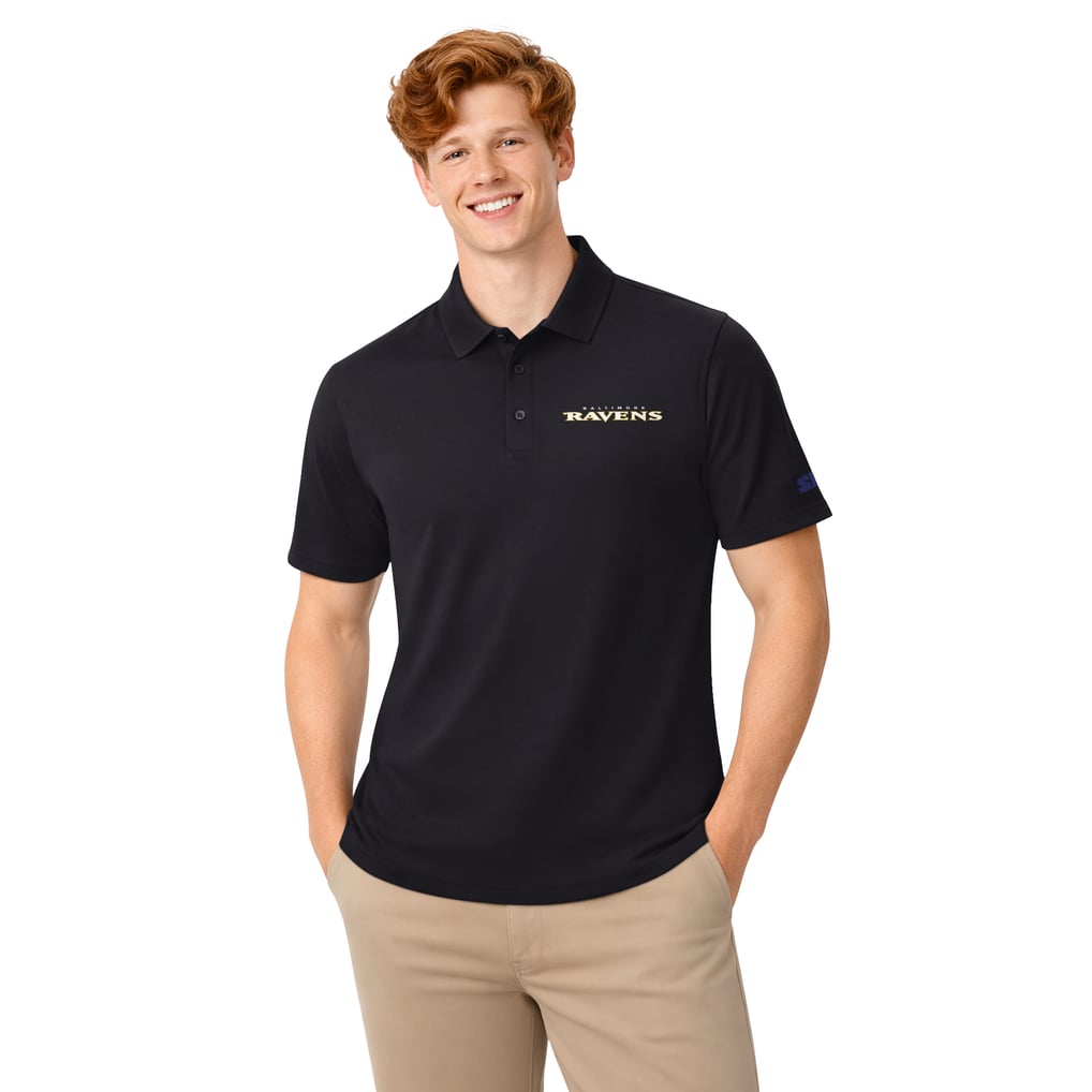  Baltimore Ravens Starter Two-Pack Logo Polo Set - Purple/Black