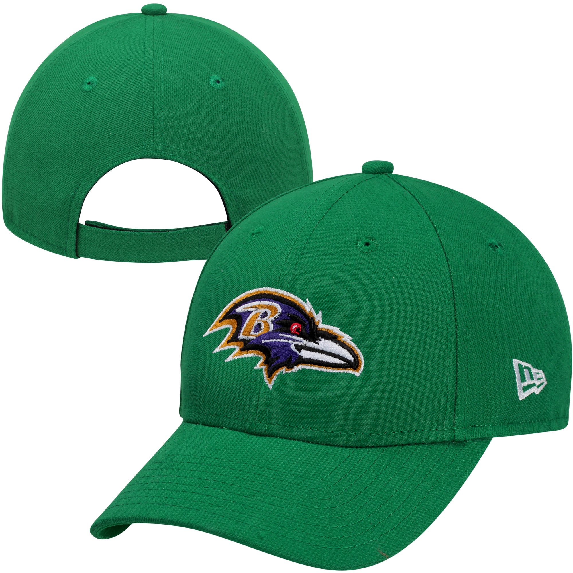 New Era Baltimore Ravens 9FORTY NFL Adjustable Hat - Kelly Green