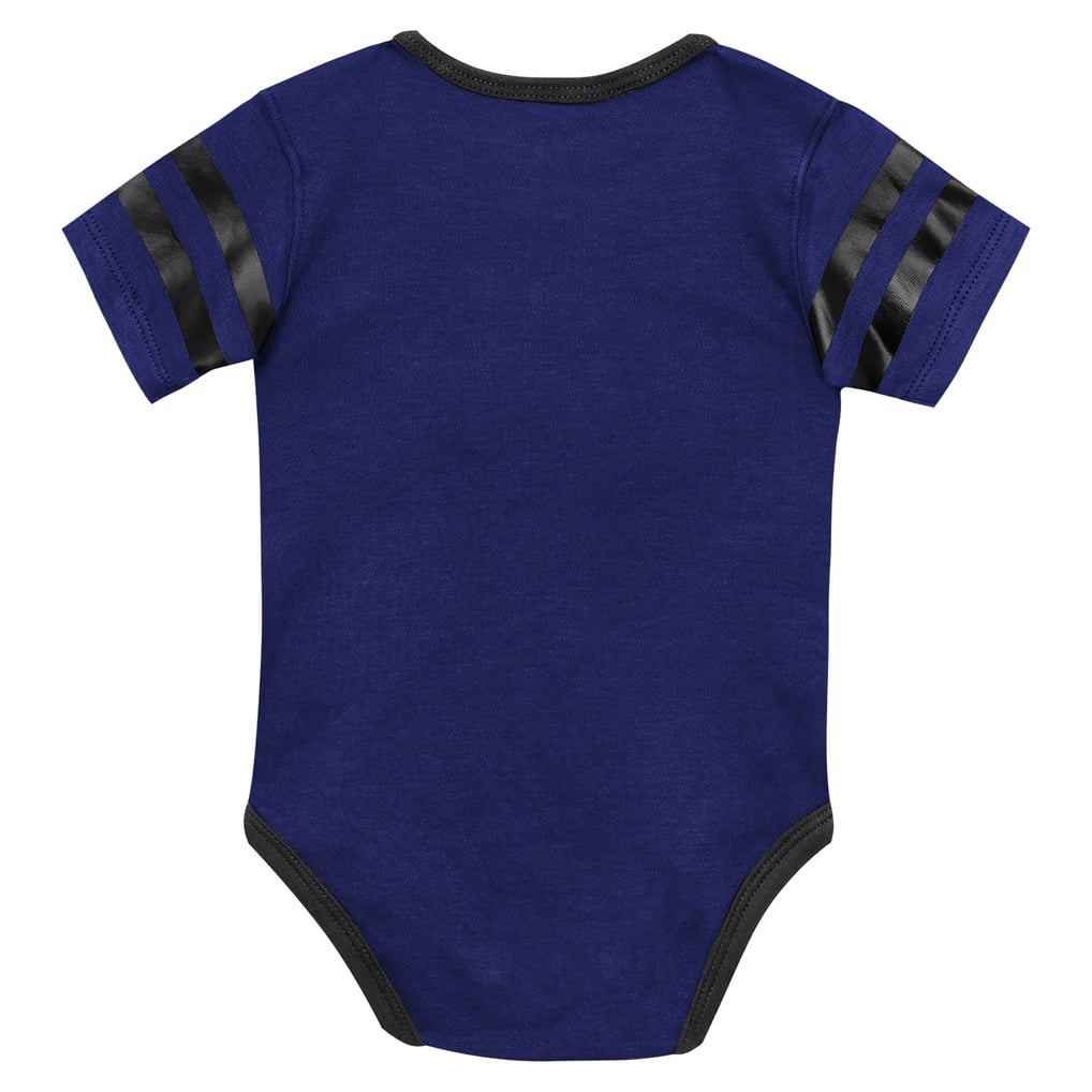 Baltimore Ravens Outerstuff Newborn Pint Prodigy Bodysuit, Bib & Cuffed Knit Hat Set - Purple
