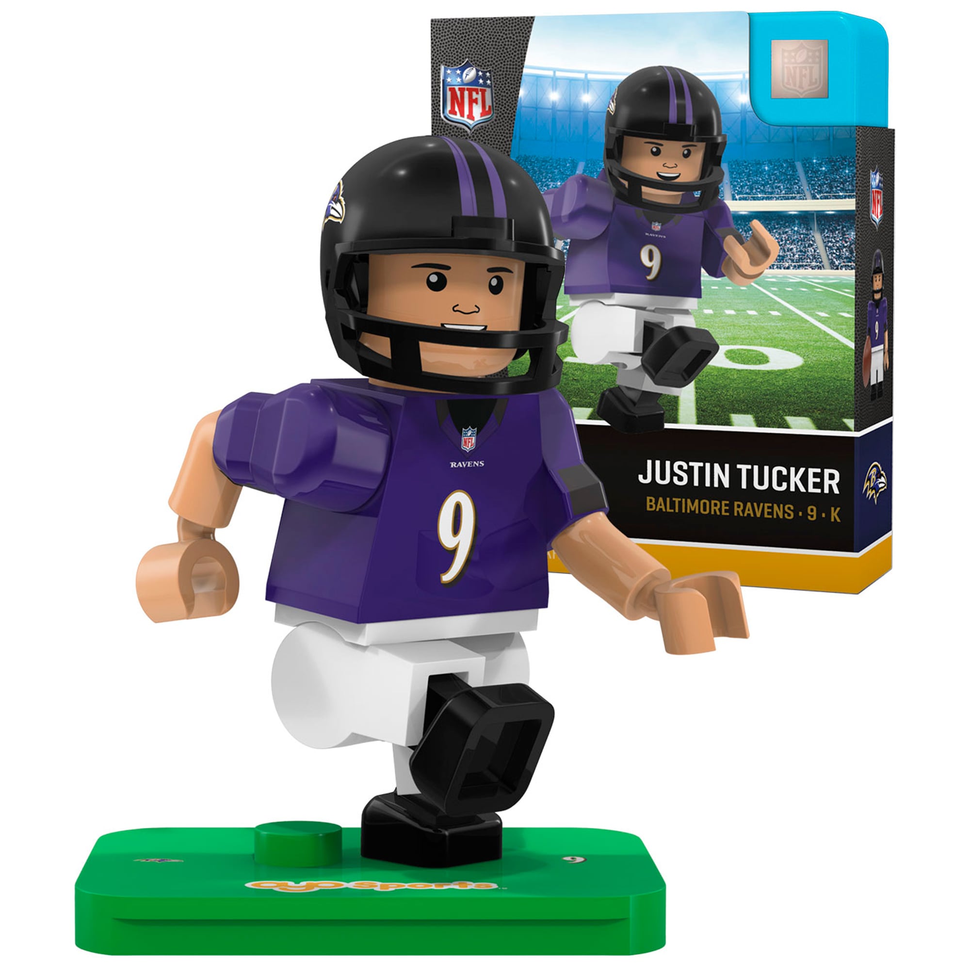 OYO Sports Justin Tucker Baltimore Ravens 2016 Player Minifigure
