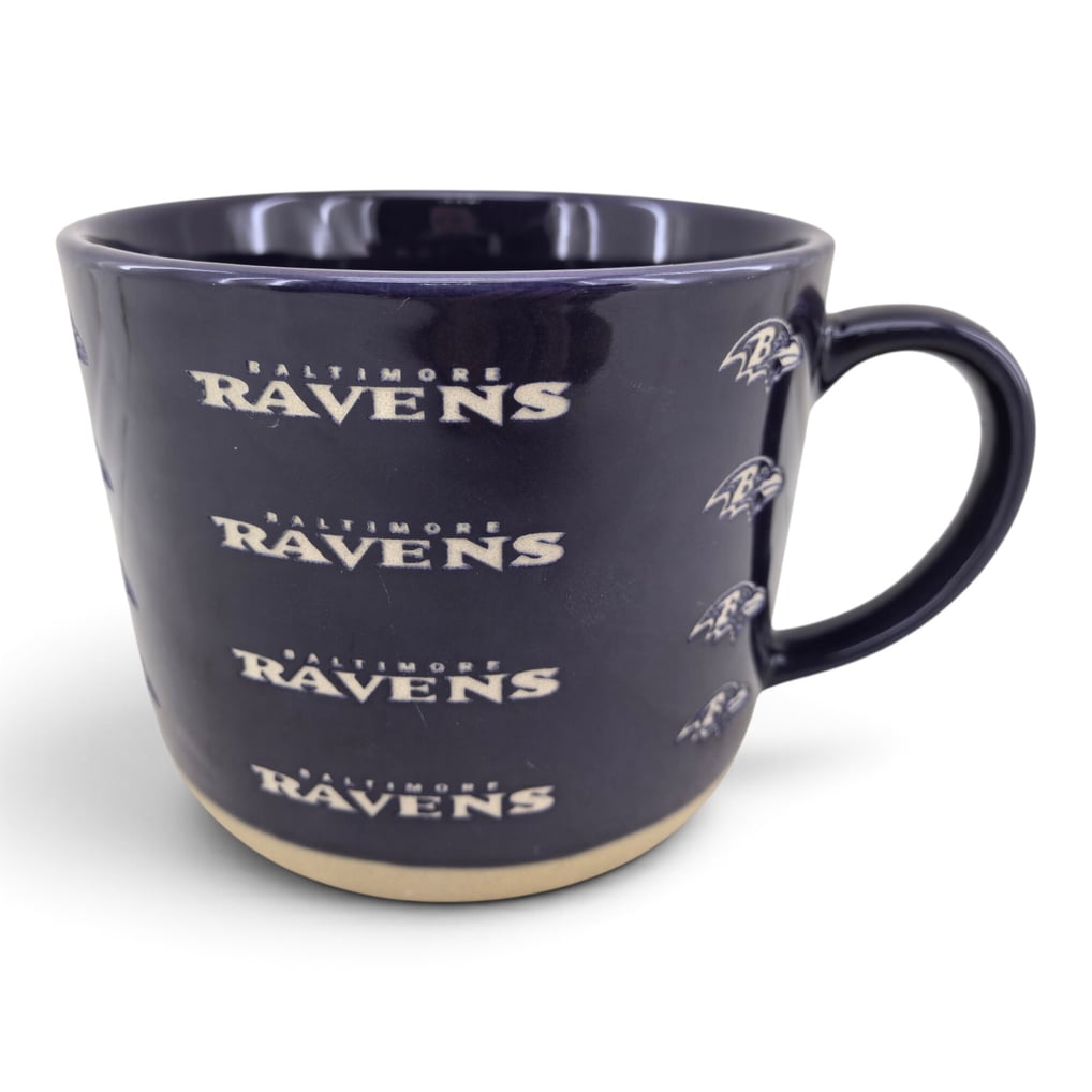 Baltimore Ravens Pegasus 17oz. Tonal Logo Sand Blasted Mug