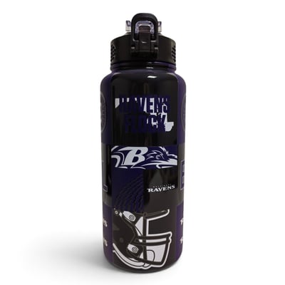 Baltimore Ravens Pegasus 32oz Stainless Steel ProPress Water Bottle