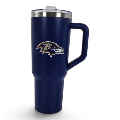 Baltimore Ravens Pegasus 38oz. Standard Logo Stainless Steel ProCarry Tumbler