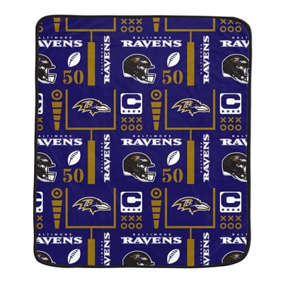 Baltimore Ravens Pegasus Team Spirit 60" x 70" Ultra Soft Blanket