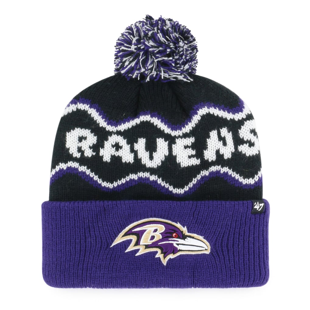  Baltimore Ravens '47 Preschool Squiggle Script Cuffed Knit Hat - Black