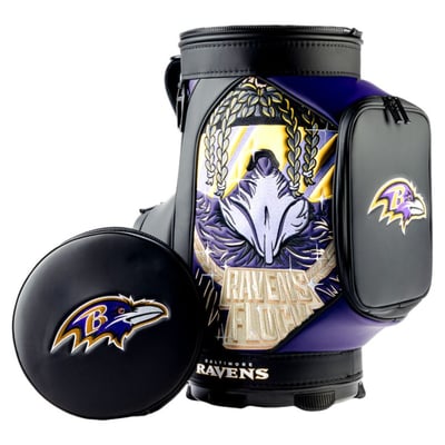 Baltimore Ravens SWAG Golf Den Caddy Cooler