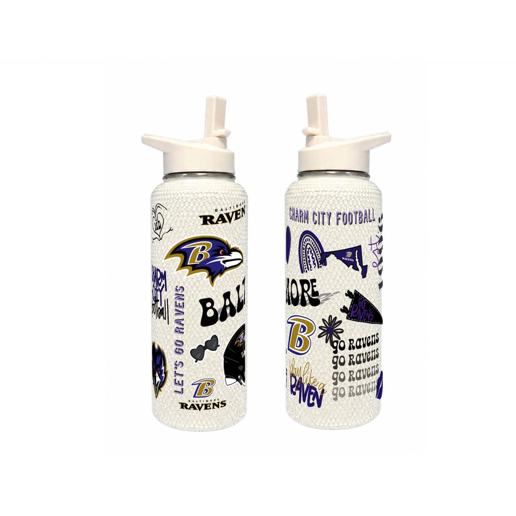 Baltimore Ravens The Memory Company 34oz. Bling Quencher Bottle