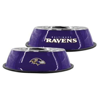 Baltimore Ravens The Memory Company 9" Stainless Steel Pet Bowl