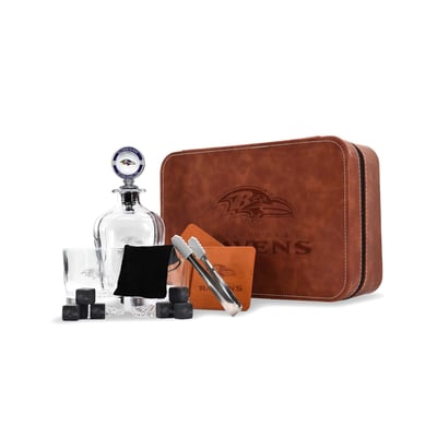 Baltimore Ravens The Memory Company Decanter Set