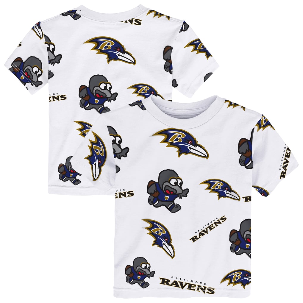 Baltimore Ravens Outerstuff Toddler Mascot Play T-Shirt - White